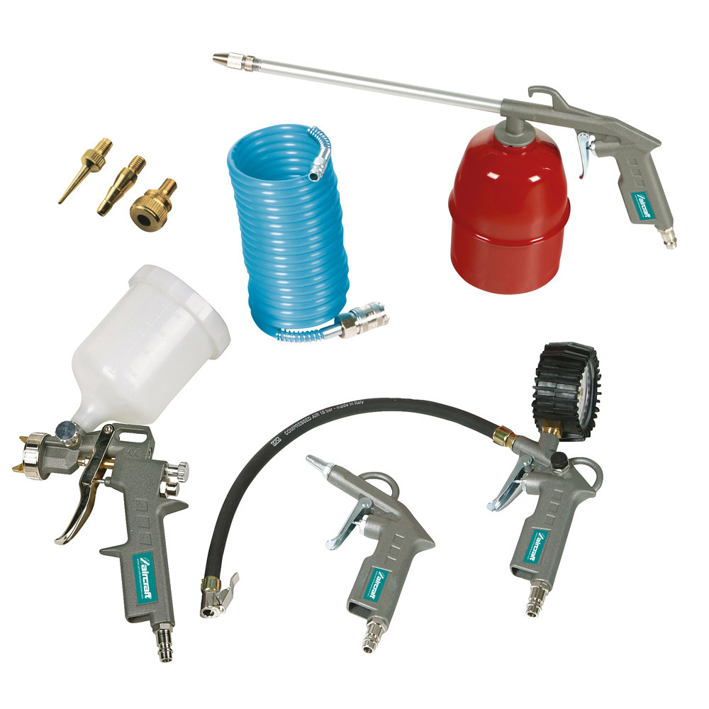 Compressed air accessory set professional