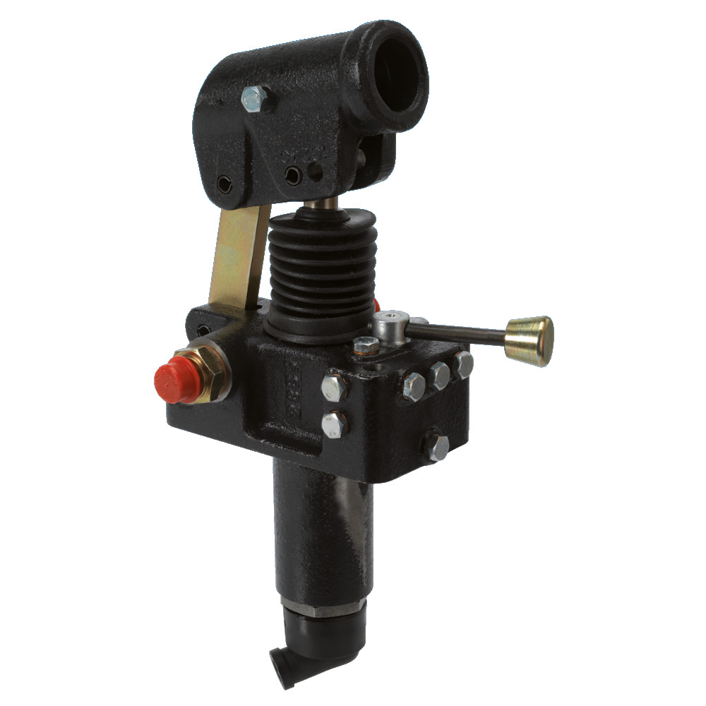 Hand pump for tank construction, double-acting, double stroke