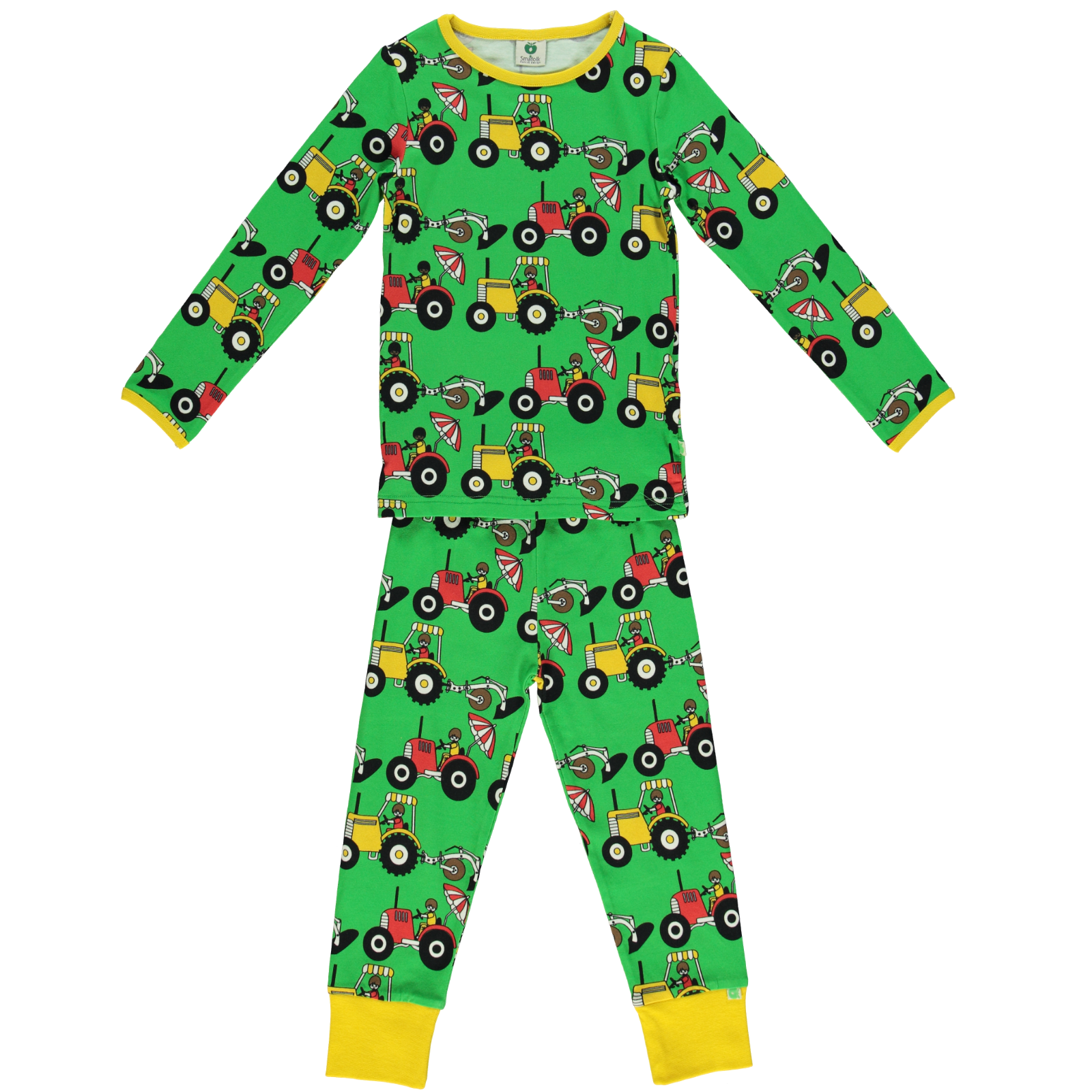 Pyjama Traktor grün