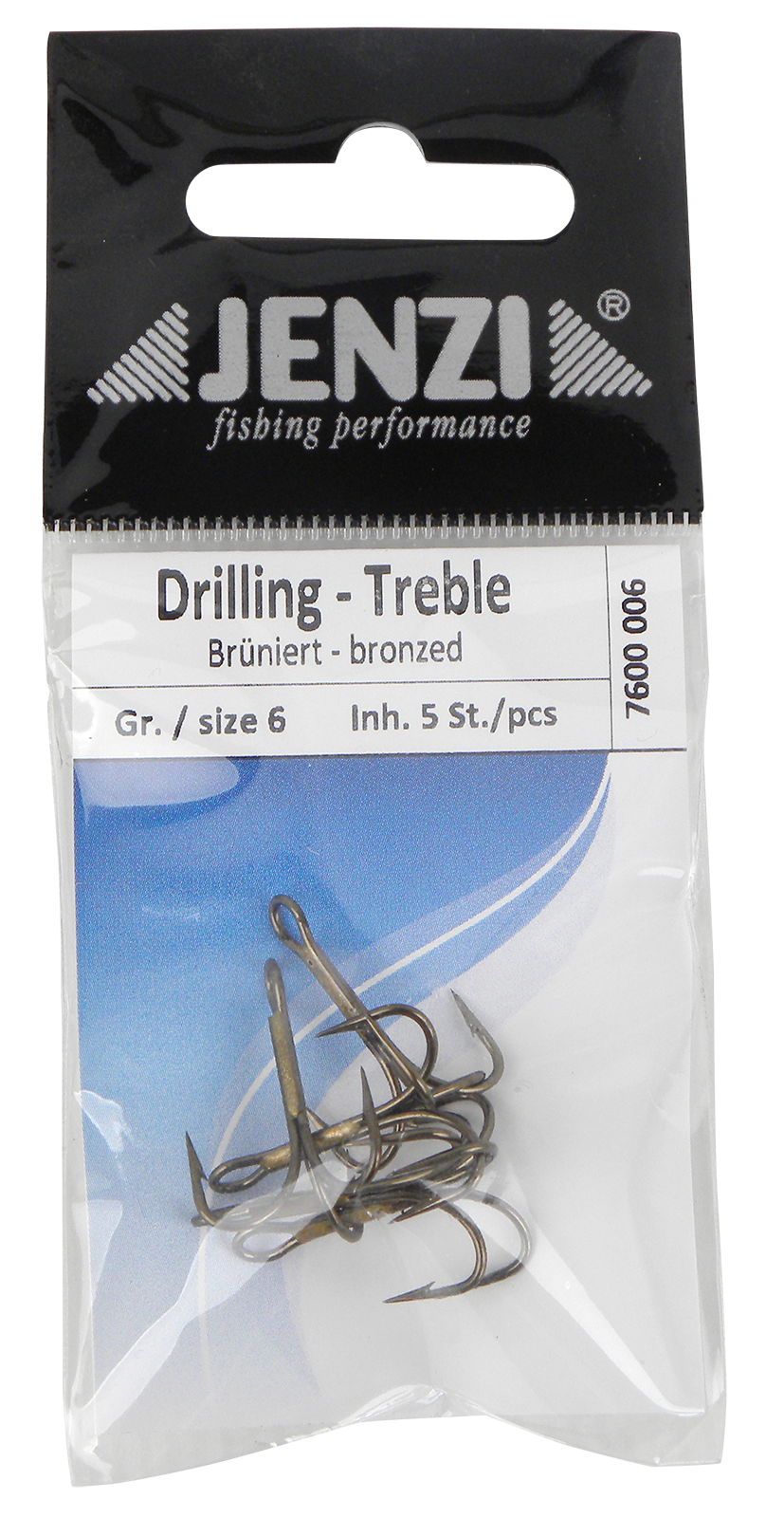Drilling brüniert Gr.6 / 5 Stück