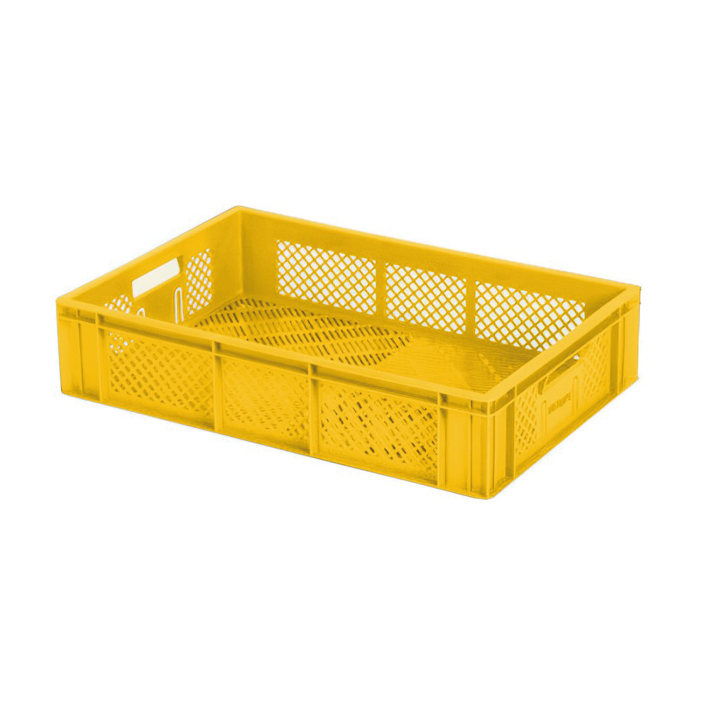 Obstkiste 4-er Set 60x40x17cm SilverFox gelb-FA214