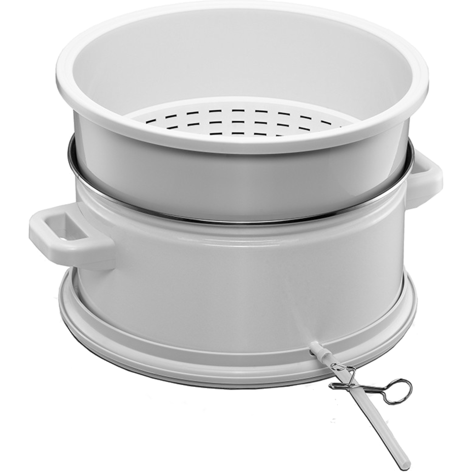 Juicer attachment for preserving machine