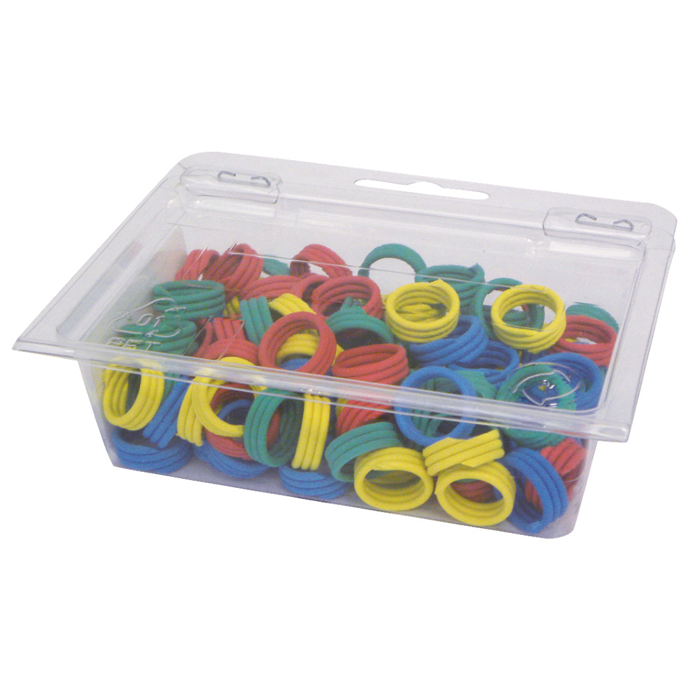 Spiralringe gemischt, 100 Stk.