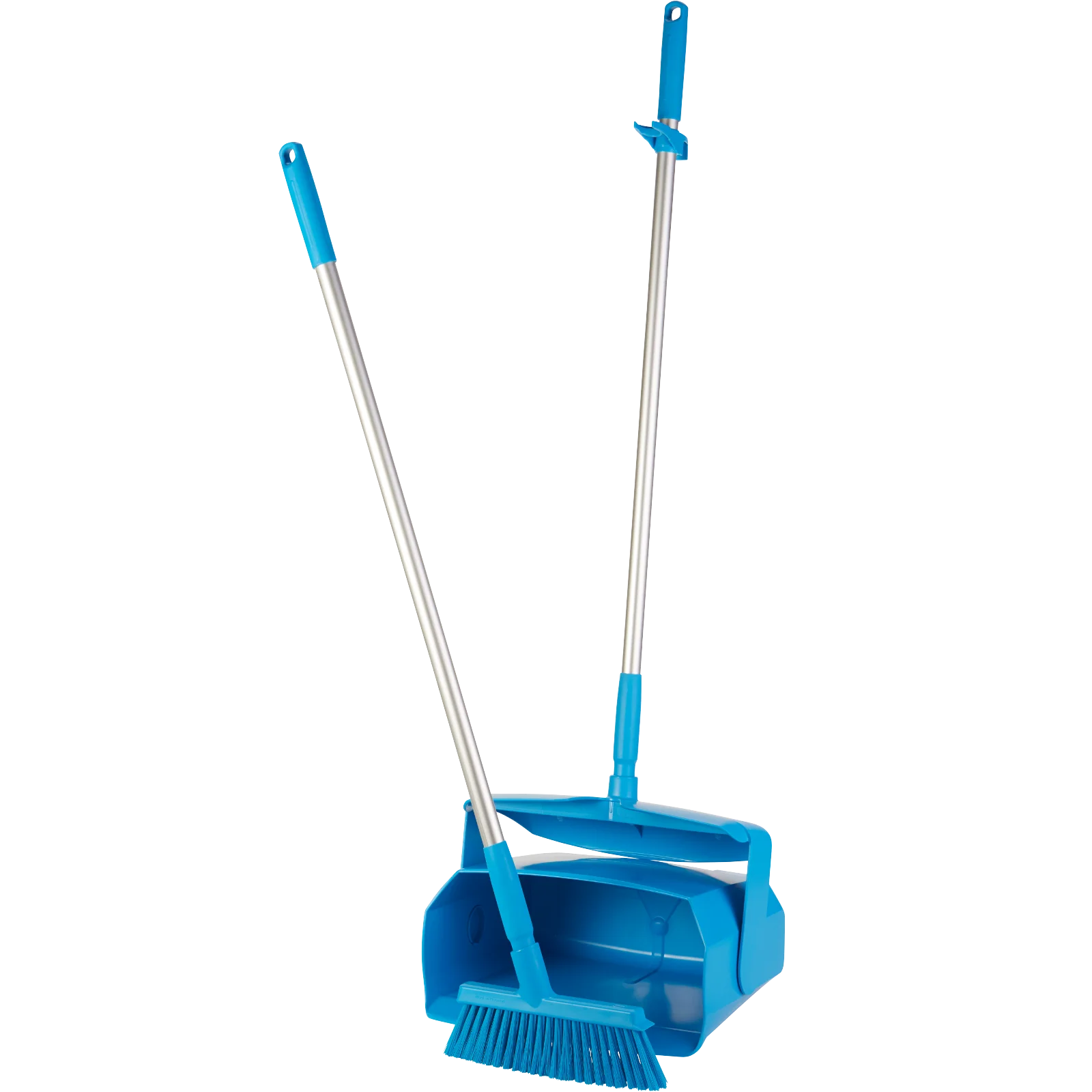 Kehrschaufelset mit Besen blau