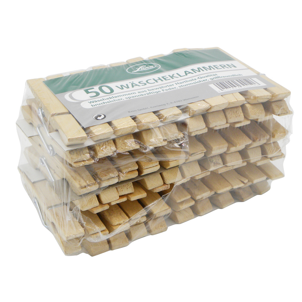 Wäscheklammern Holz