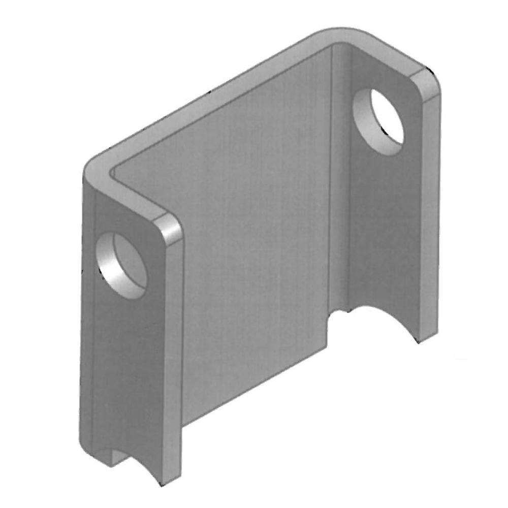 U-profile guide for the locking bolts to the quick-change frame