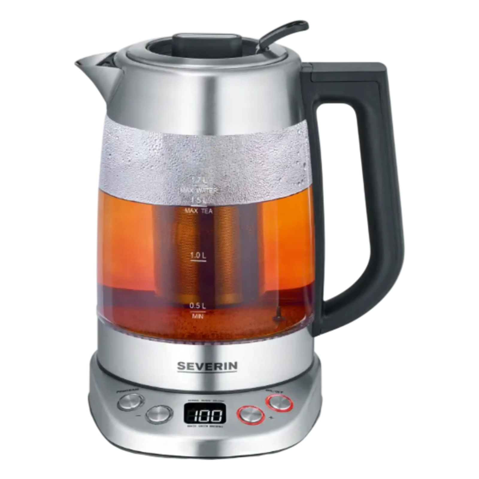 Deluxe Glass Tea and Kettle
