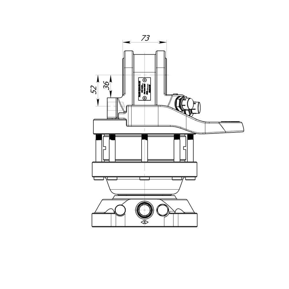 Rotator FHR 4.500 Flansch