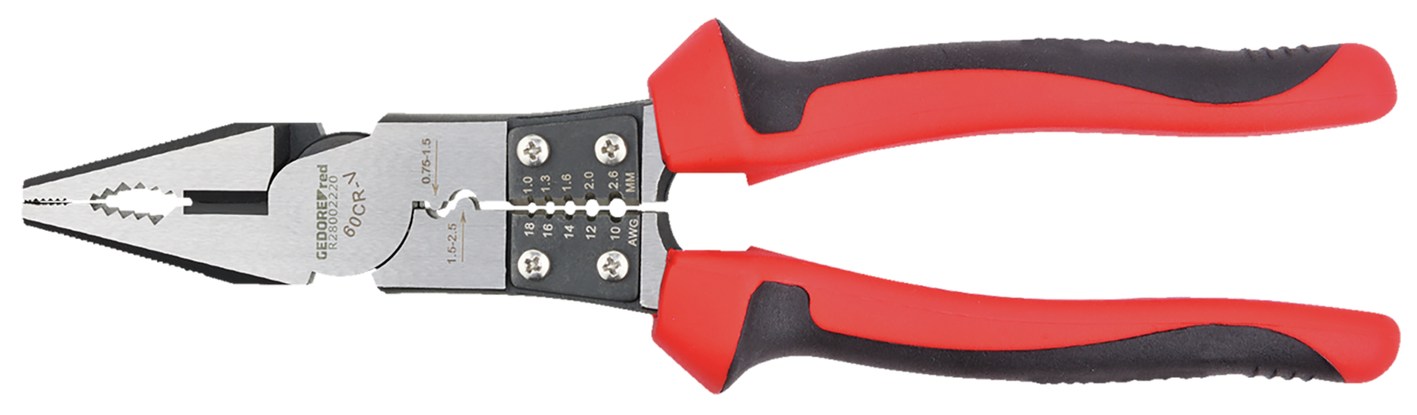 Kombizange Multi Ged.Red 220mm