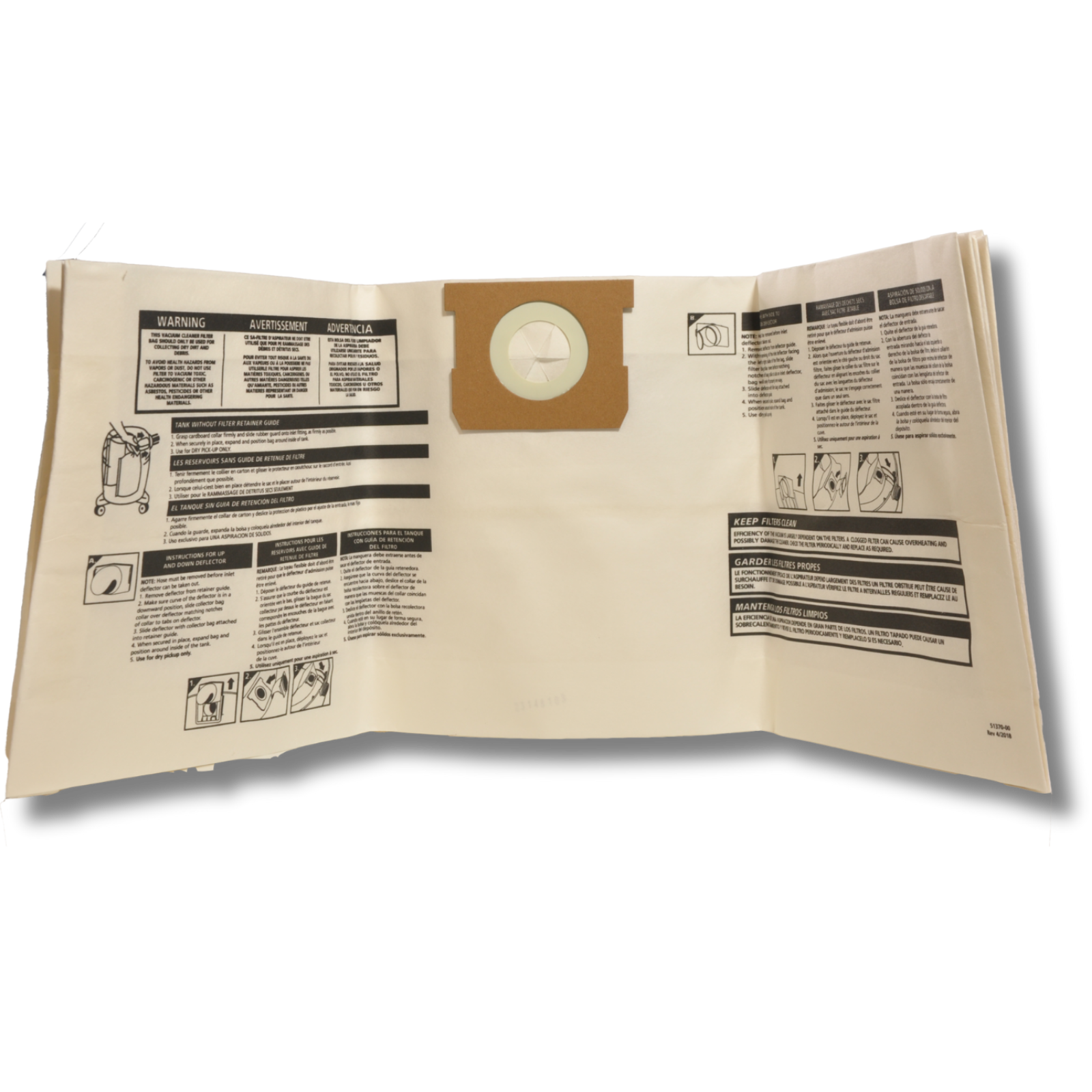 Sacs à poussière standard 5 pièces pour 20 et 30 litres