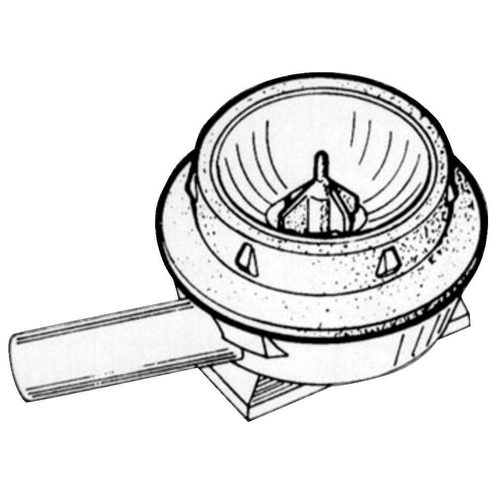 Adapter for pulsator Interpuls L02 for DeLaval and FAIE stainless steel lid