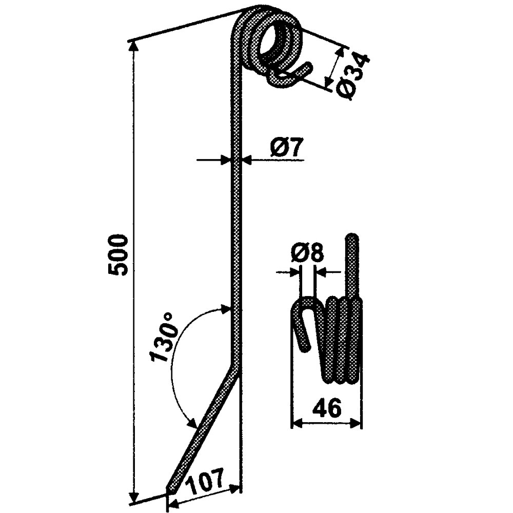 Hackstriegelzinke passend zu Hatzenbichler