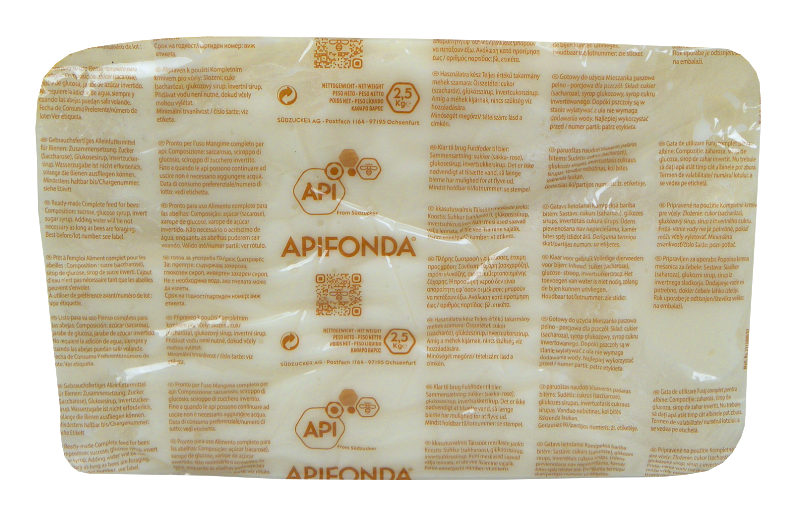 Apifonda Futterteig 2,5kg für Bienen