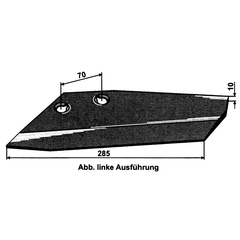 Scharblatt 285 mm