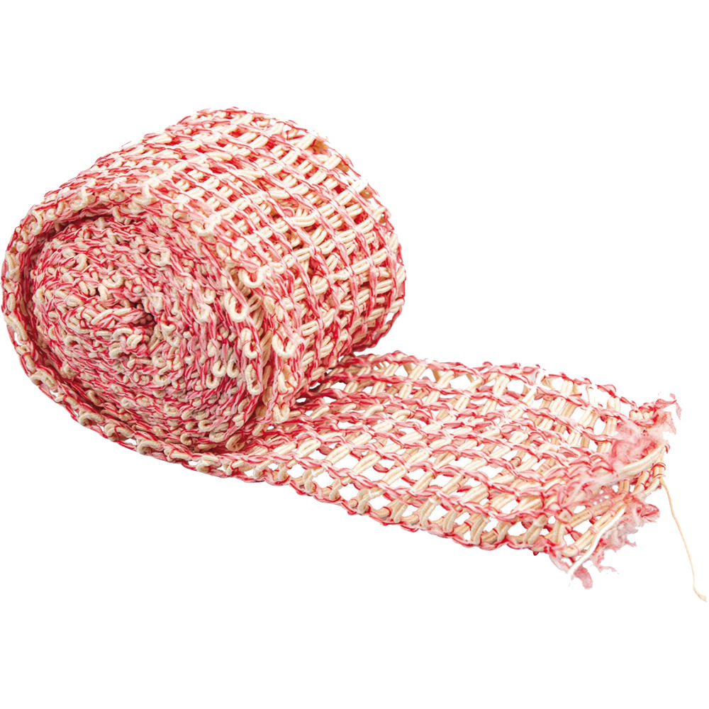 Sausage net red-white � 18 cm 3 m long