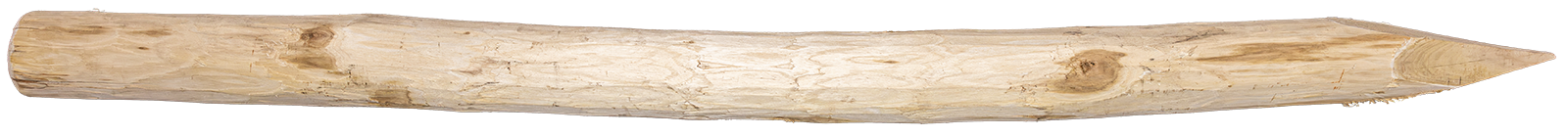 Palo curvo rotondo in robinia