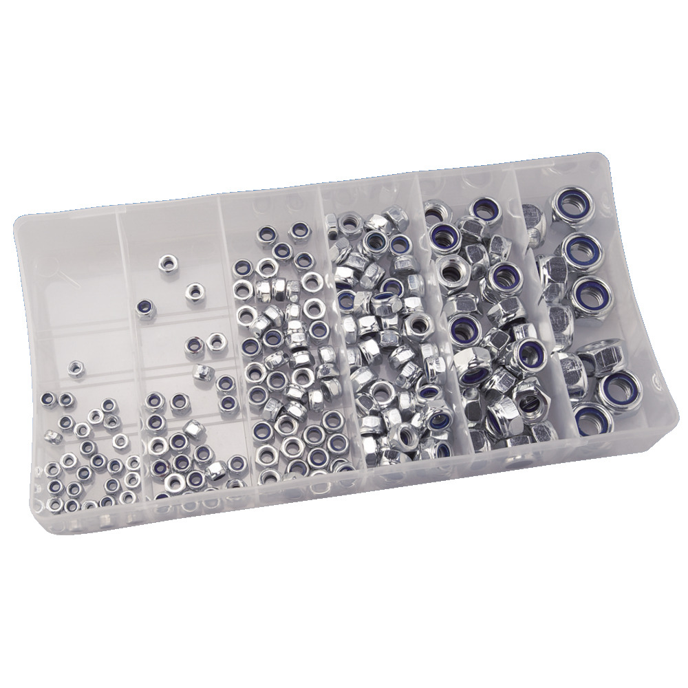 Sicherungsmuttern Sortiment, 195-tlg.