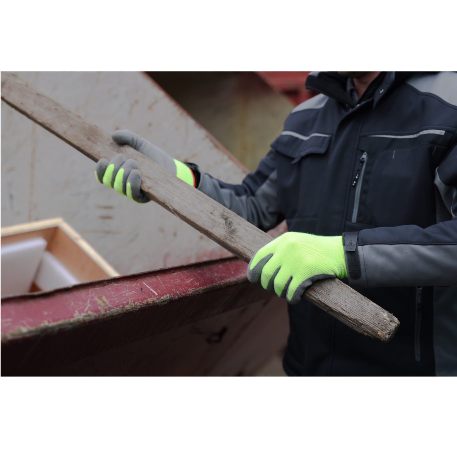 Winterhandschuh IceGuard  neon / gelb