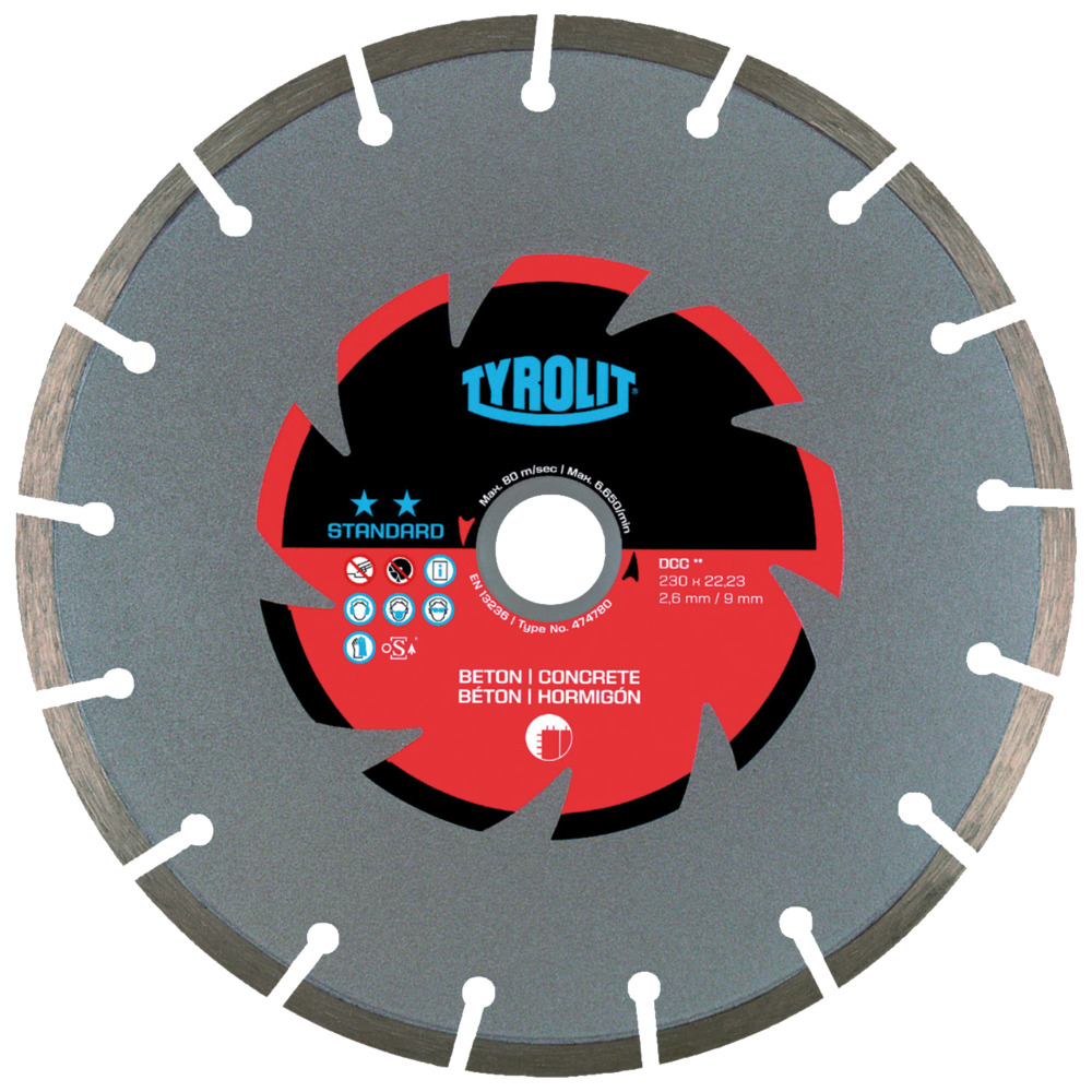 Diamant-Trennscheibe 230 Beton