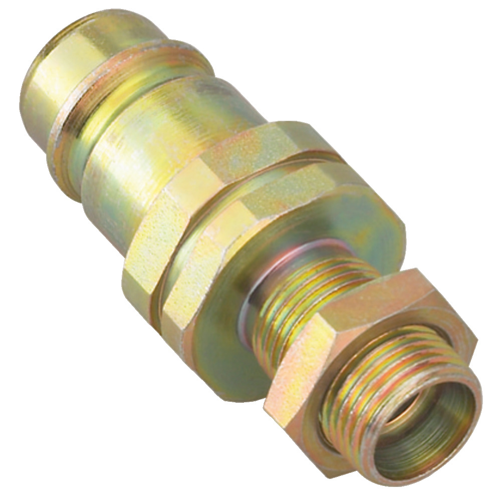 Raccord enfichable selon DIN 2353 avec filetage de cloison série PPV3