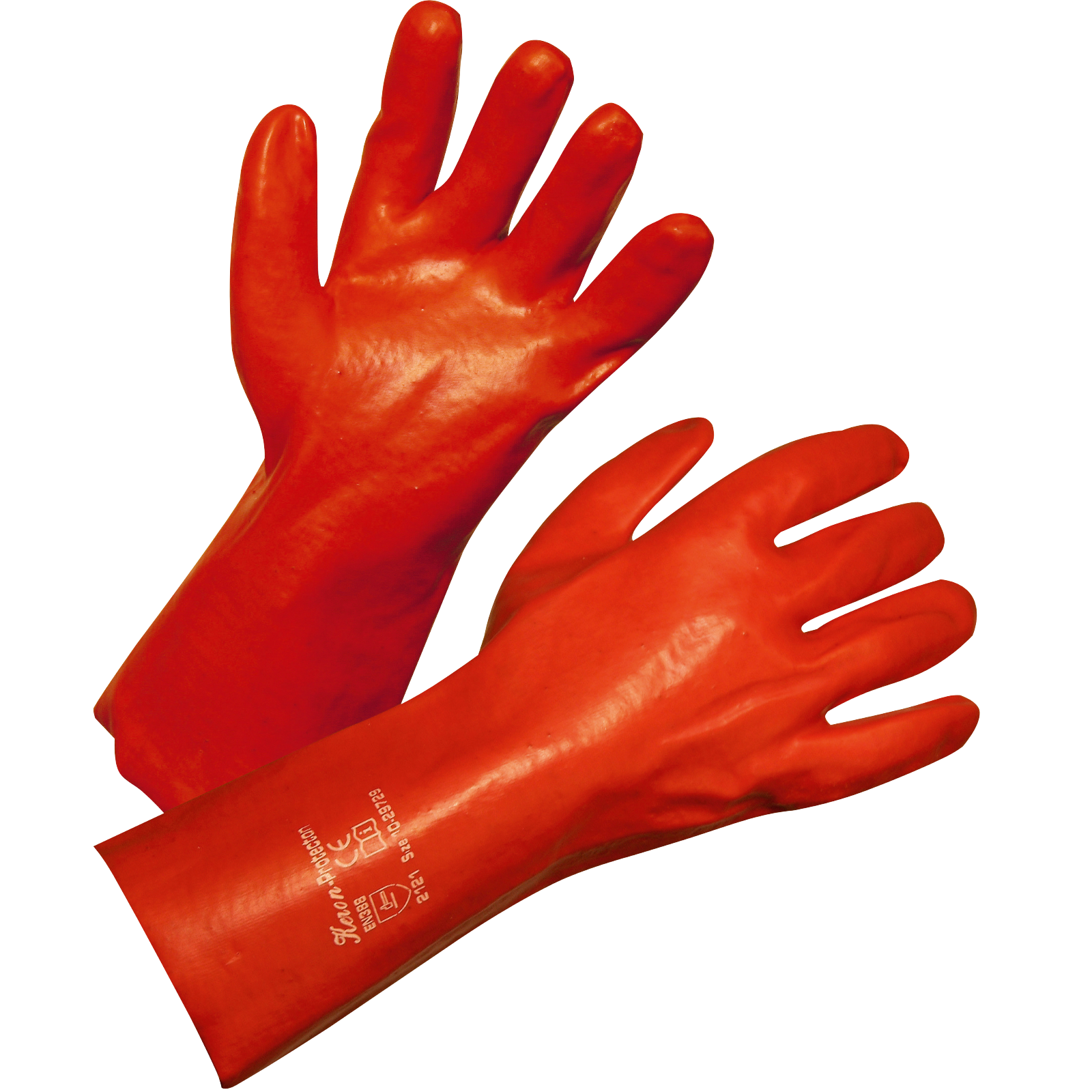 Schutzhandschuh Protecton PVC  Gr. 10  orange