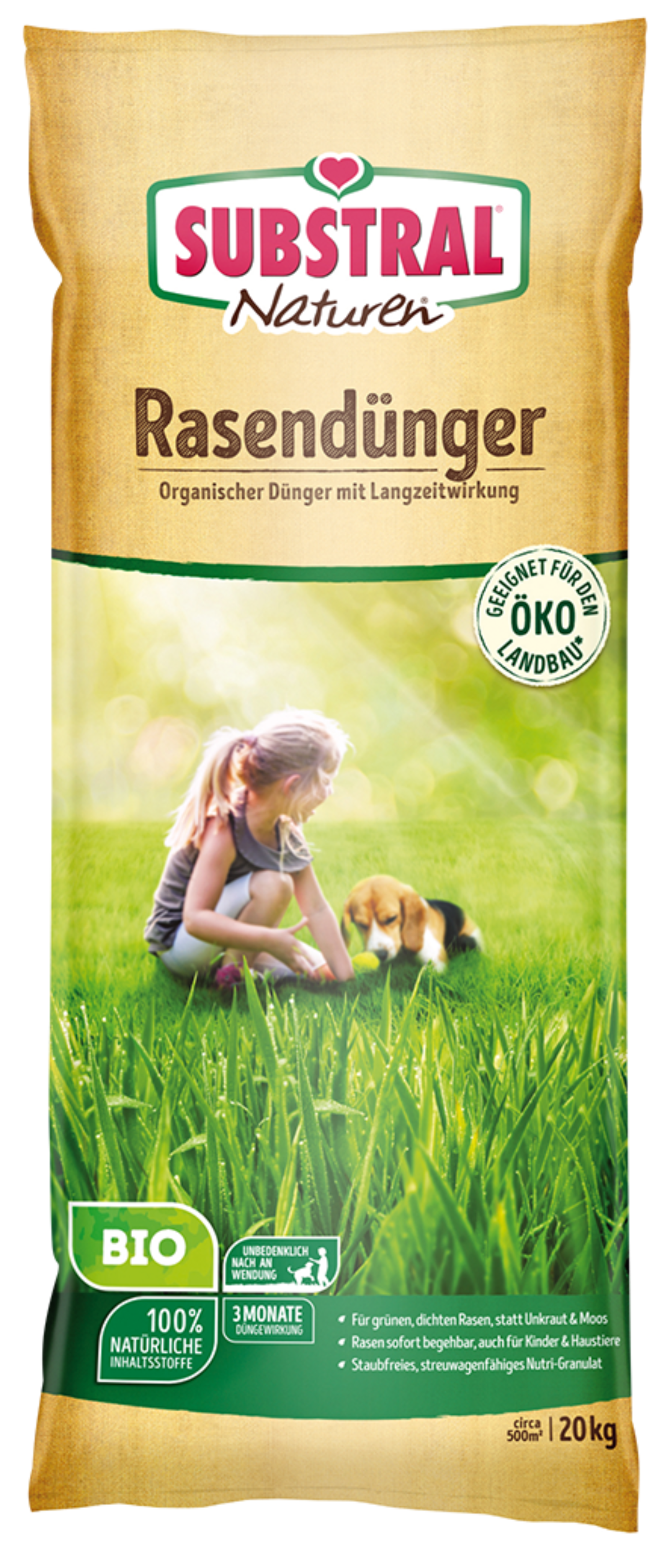 Bio Rasendünger SB NAT 20 kg