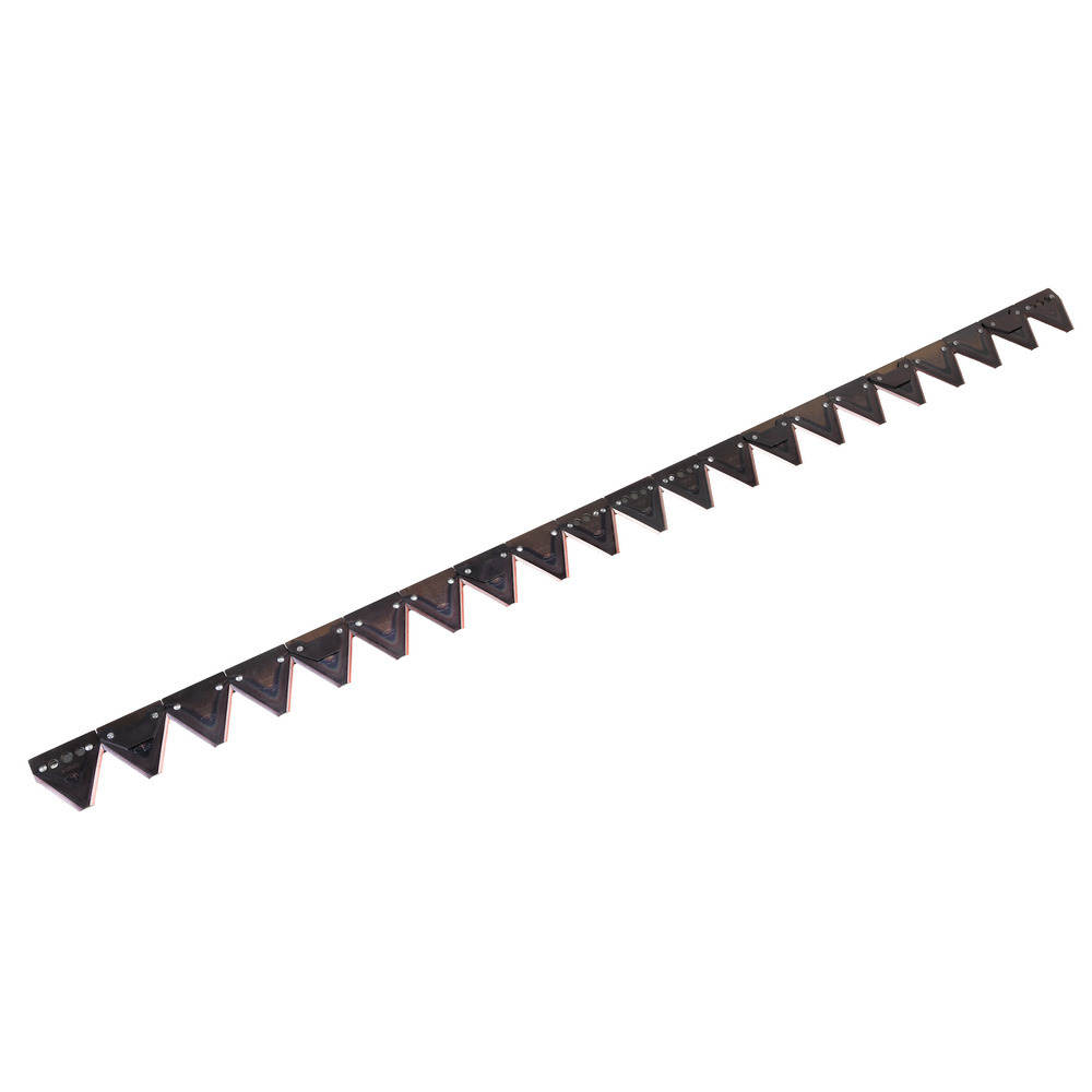 Mähmesser 160cm, 21 Klingen, 6 Reinigungsplatten, 2 Gewindebohrungen M8, LA=122,5mm anstelle Rapid 253012