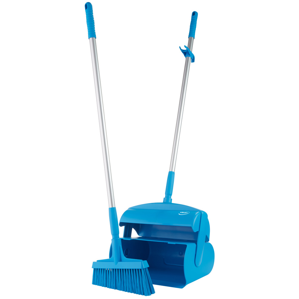 Kehrschaufelset mit Besen blau 'Vikan'