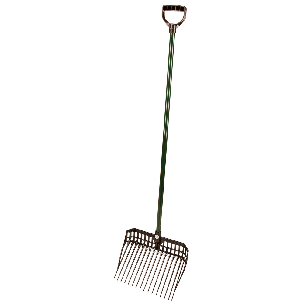 Dunggabel EcoFork schwarz mit Stiel