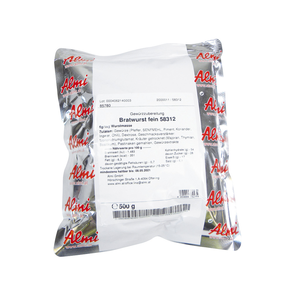 Bratwurst fein Gewürzmischung