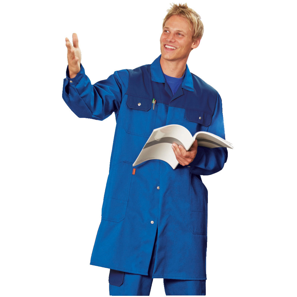 Arbeitsmantel kornblau