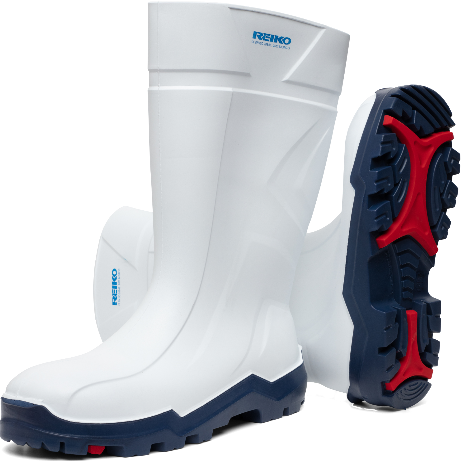 Stiefel PU weiß S4 