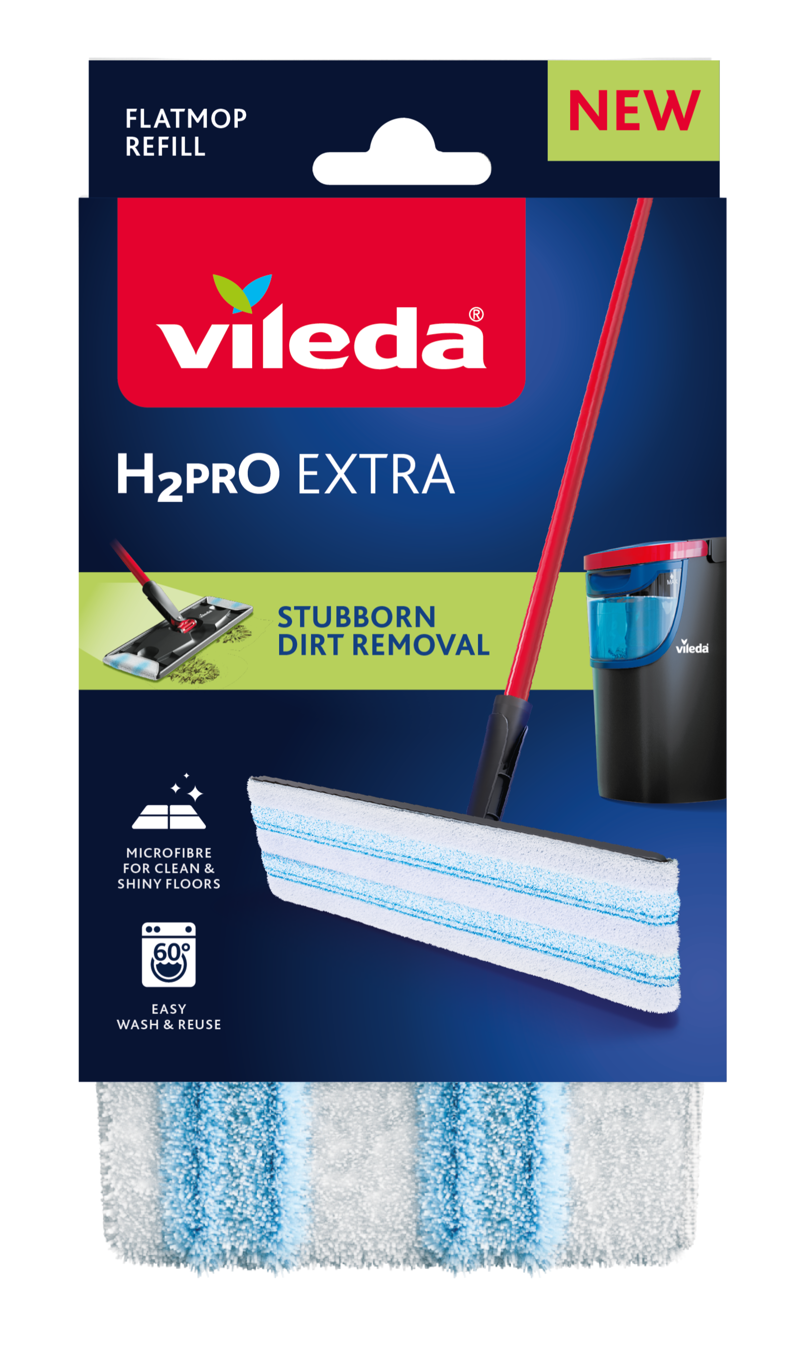 Replacement mop cover for Vileda H2PrO