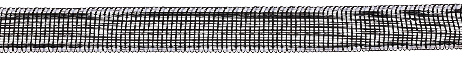Weidezaunband Platinum schwarz/weiß 12 mm / 200 m