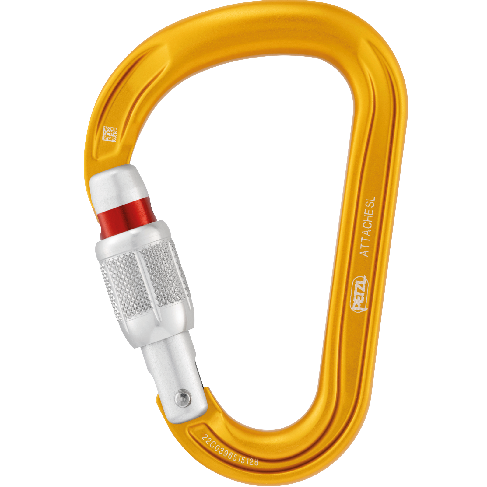 Karabiner birnenförmig, orange