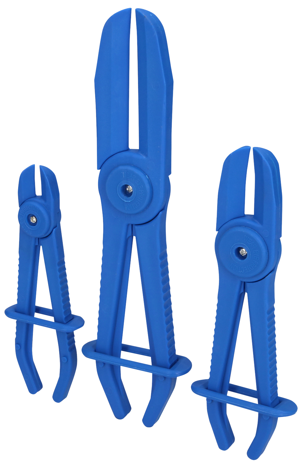 Hose clamp pliers set 3 pcs, straight