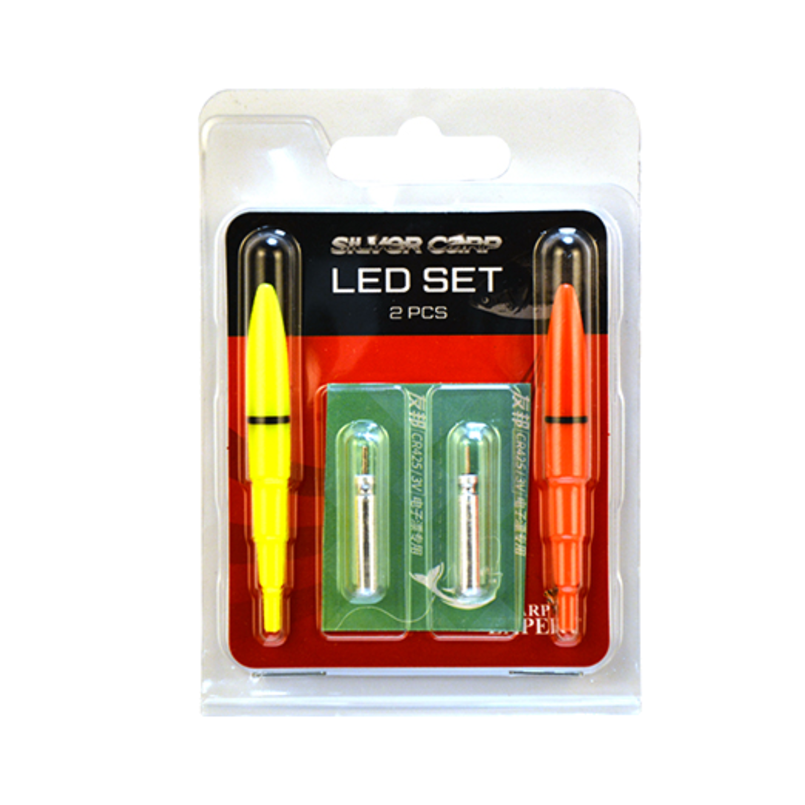 Bite indicator with LED Carp Expert Silver, 2 pieces   Bite indicator with LED Carp Expert Silver, 2 pieces