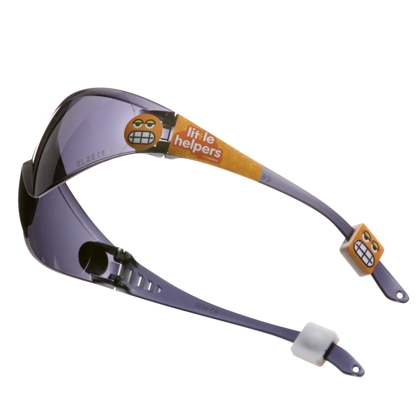 Lunettes de protection enfants teintées Emoji orange  Lunettes de protection enfants teintées Emoji orange