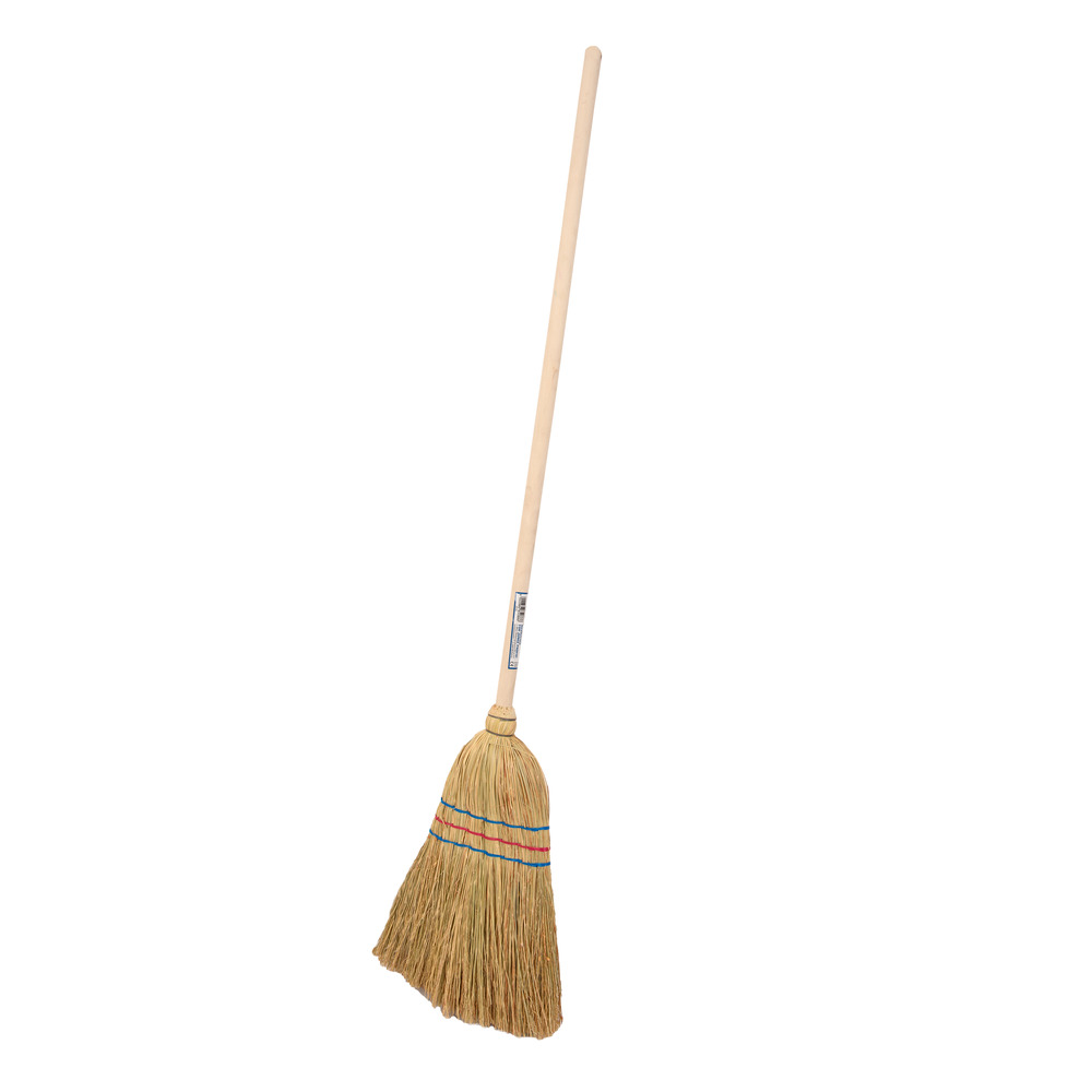 Kinder-Reisstrohbesen, 70 cm Stiel