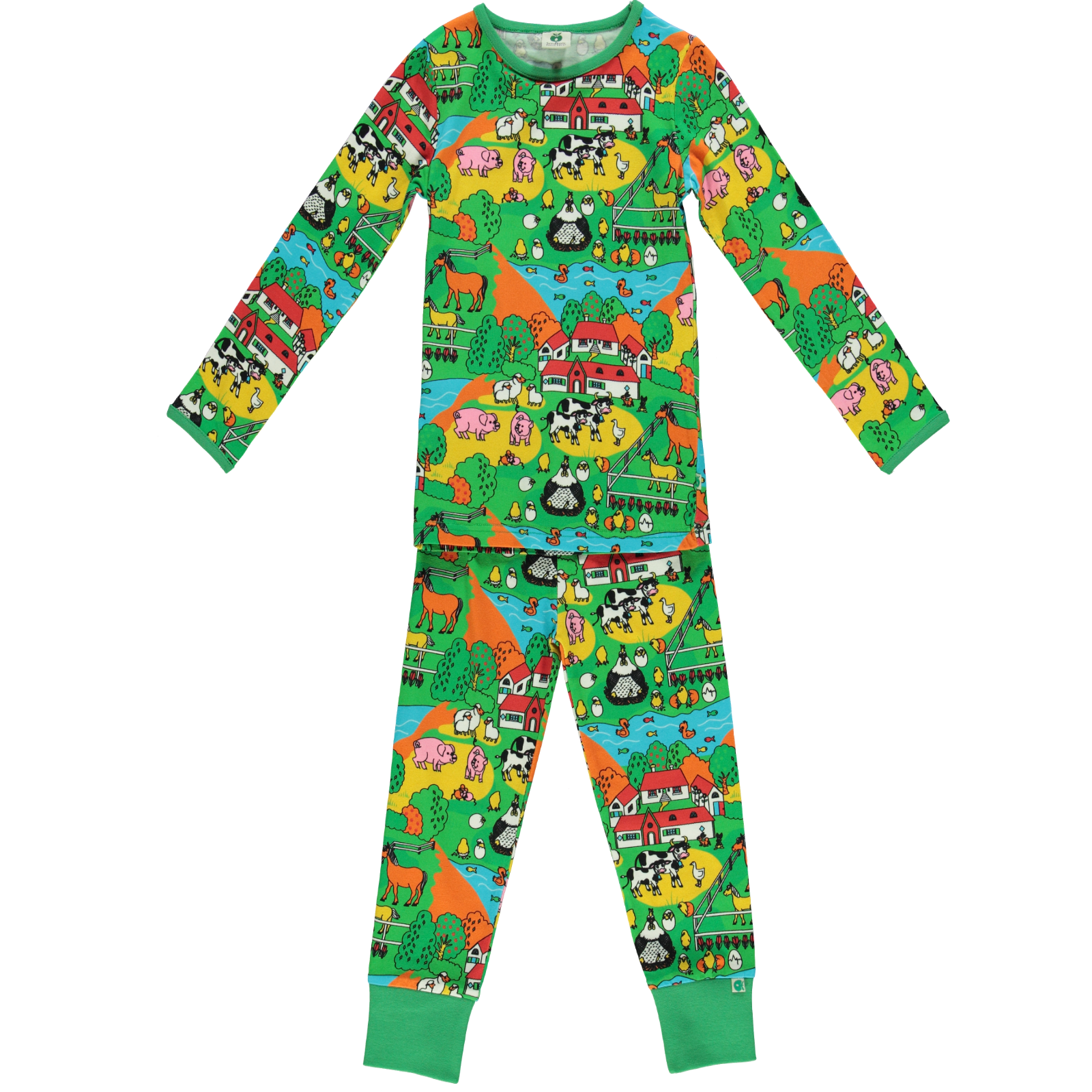 Pyjama Farm grün