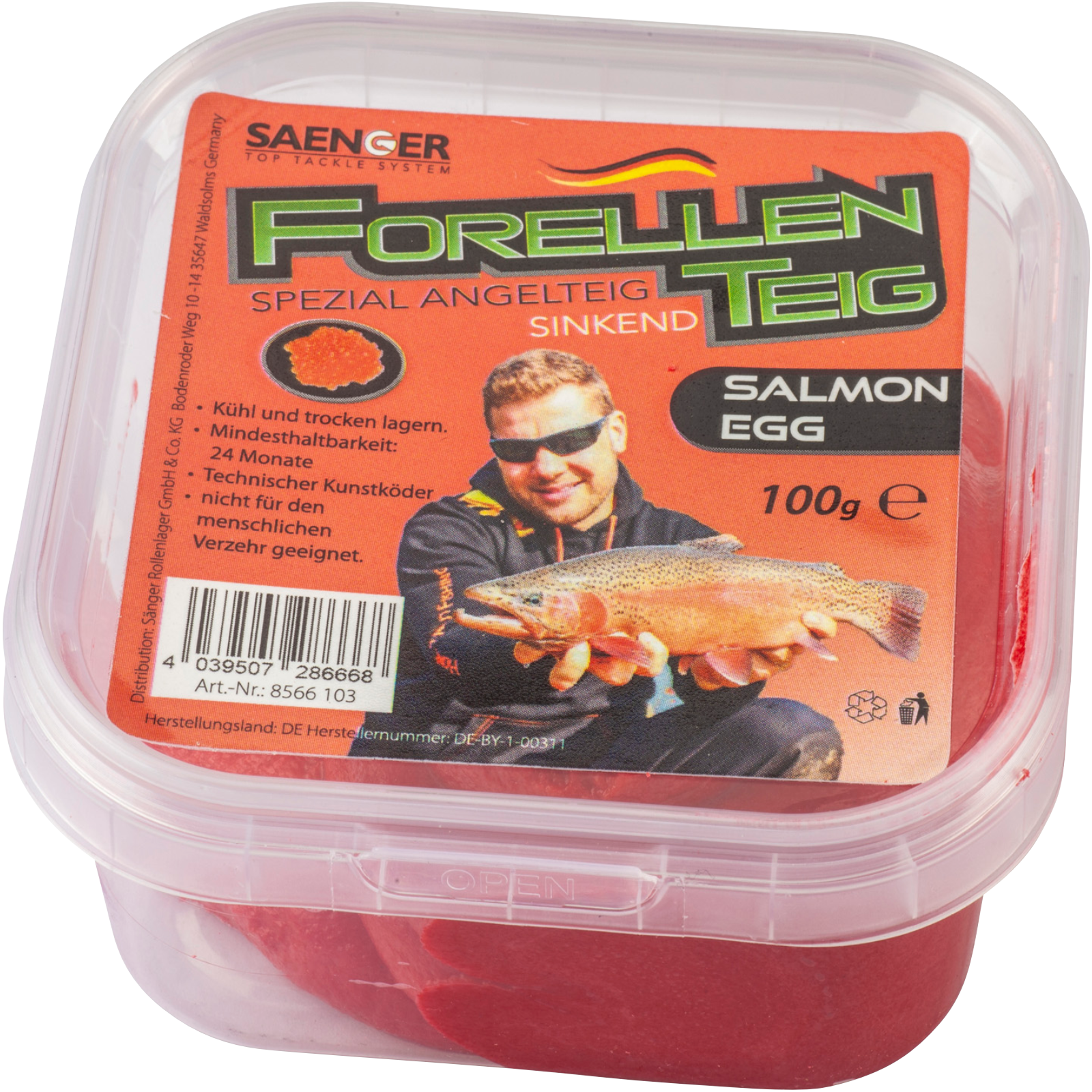 Forellenteig, Spezial Angelteig - sinkend 100 g