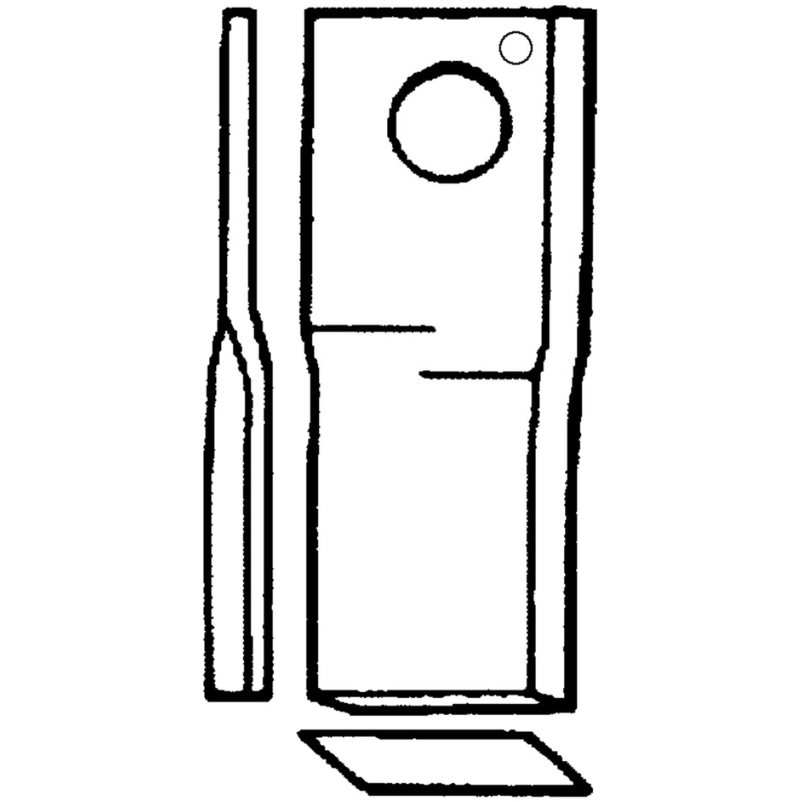 Kreiselmäherklinge passend zu Pöttinger