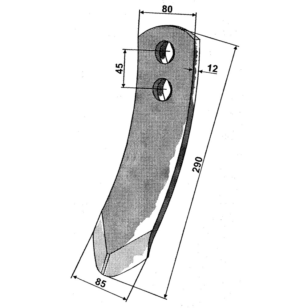 Scharspitze zu Flügelschar Grubber Synchro 3003