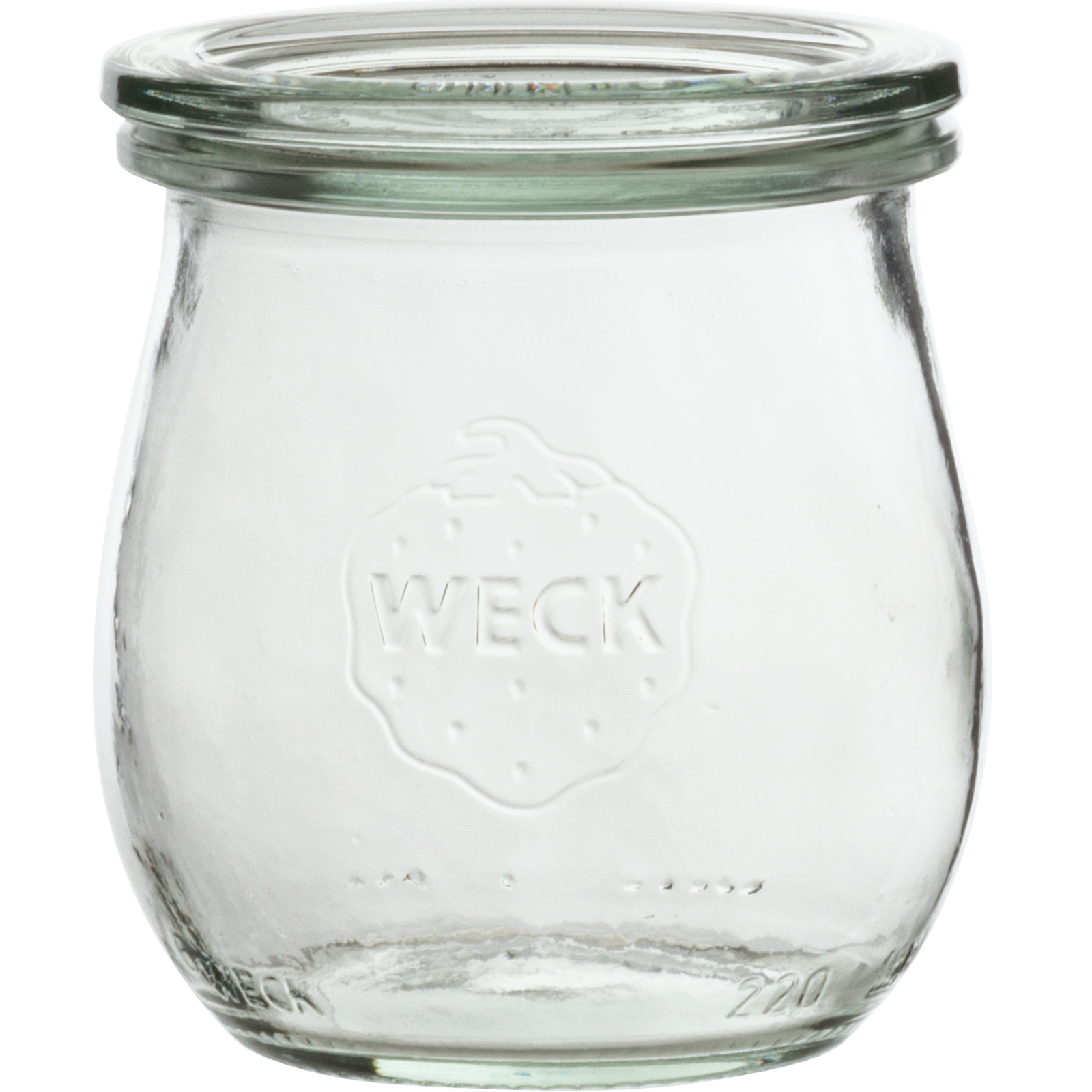  Einkochglas 220ml Tulpe 6-tlg. mit Deckel 