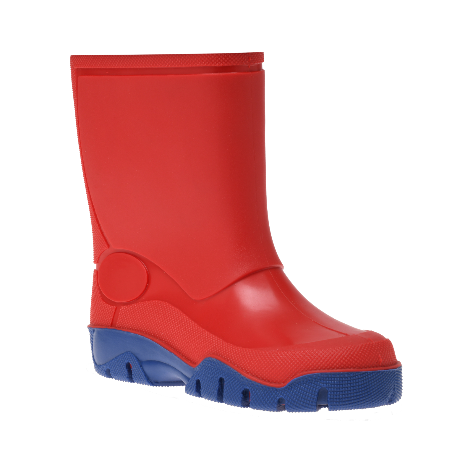 Kinder-Regenstiefel rot/blau