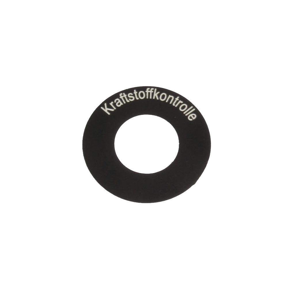 Schild/Aufkleber Kraftstoffkontrolle Steyr Jubiläumsserie