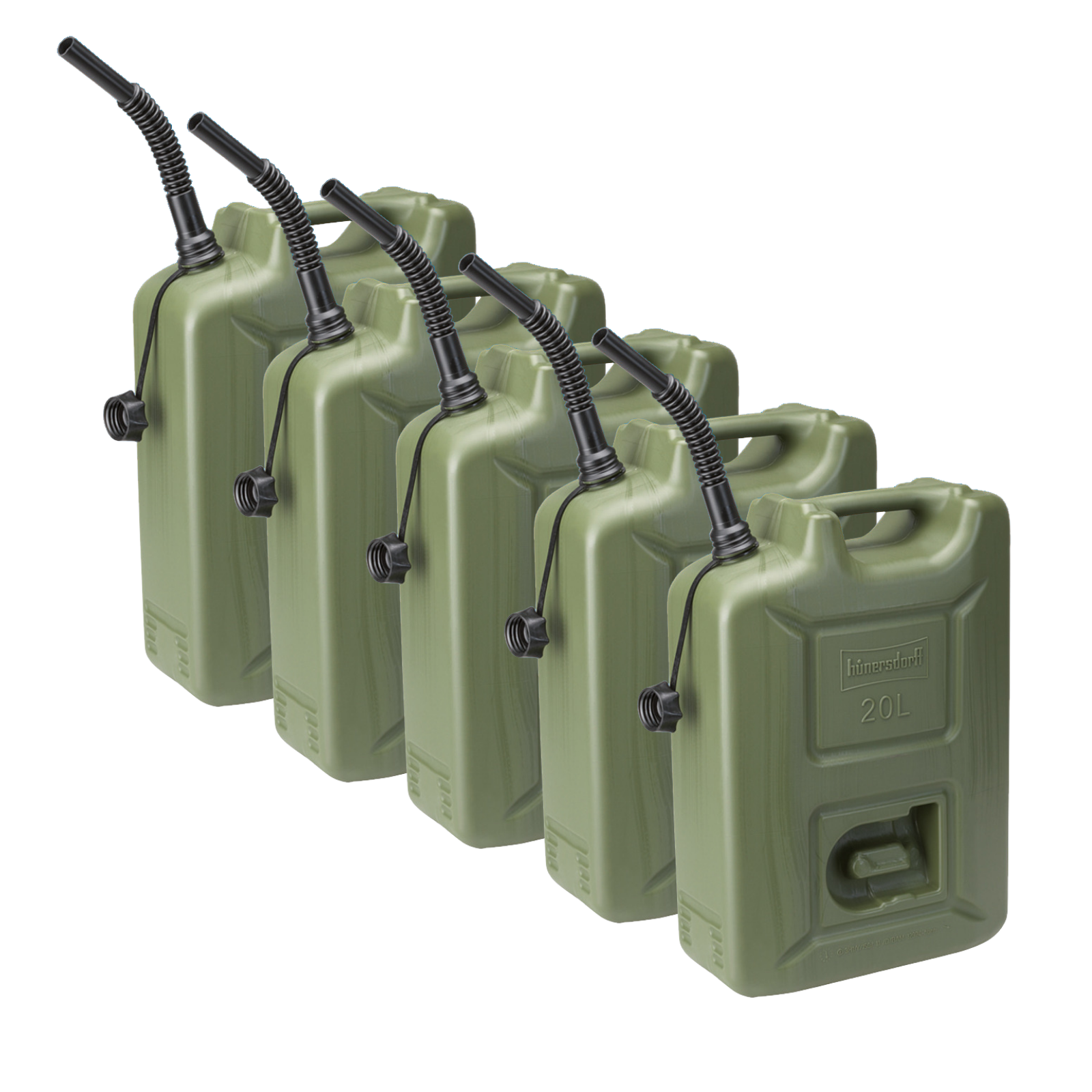 20L Canister with Spout, 5-Piece Value Pack