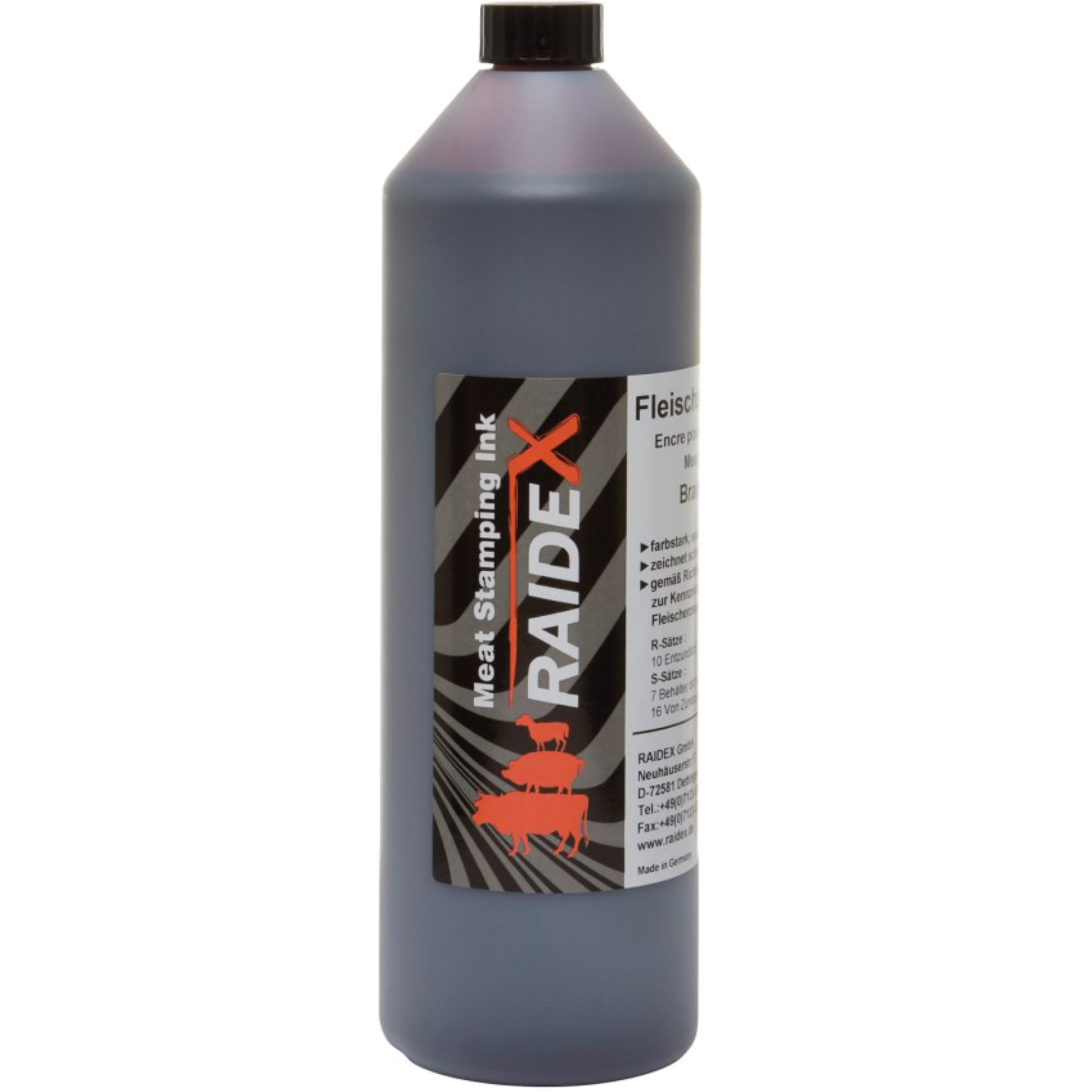 RAIDEX Fleischstempelfarbe braun 1 L-FA126369