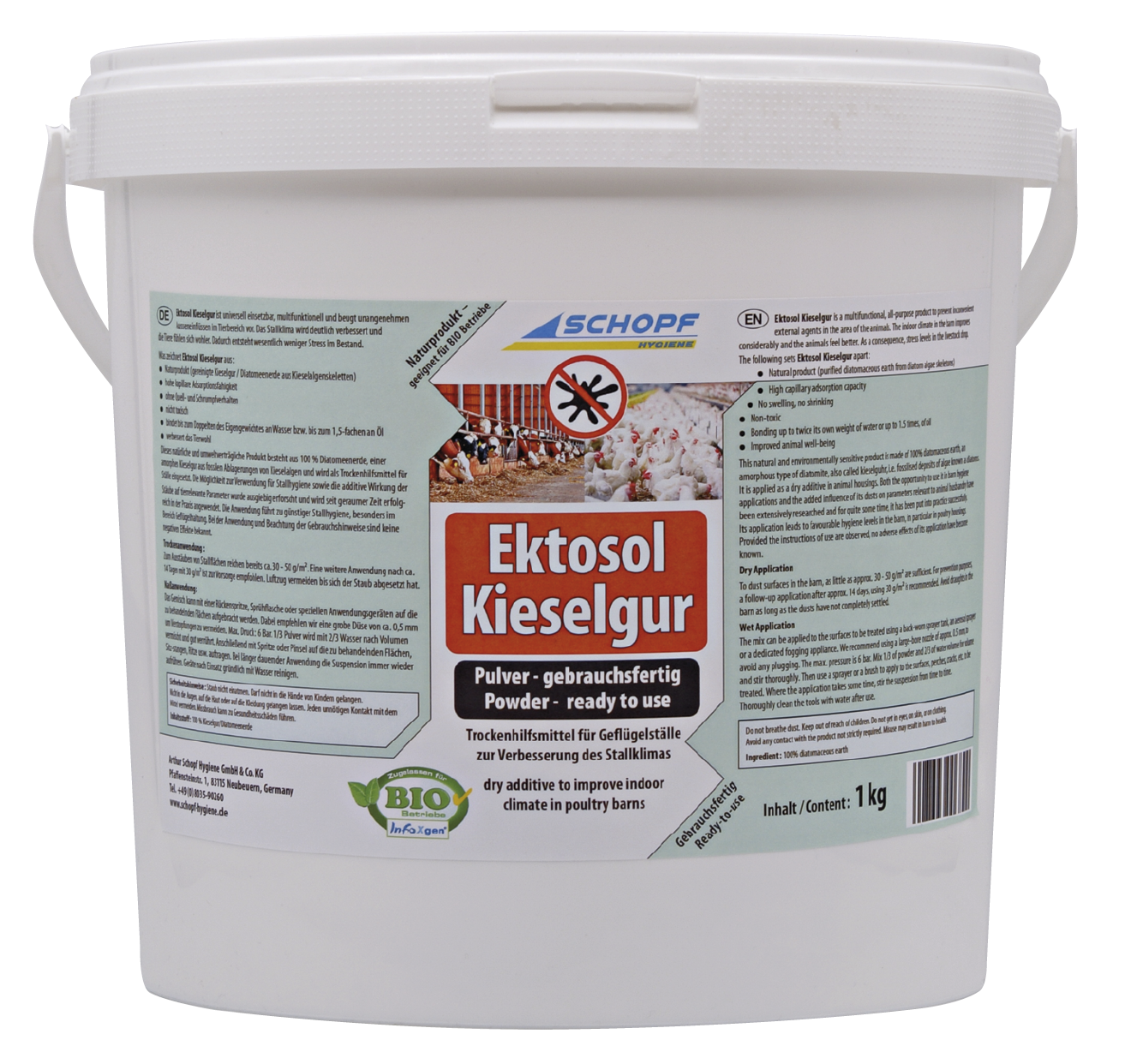 Ektosol Kieselgur 1 kg
