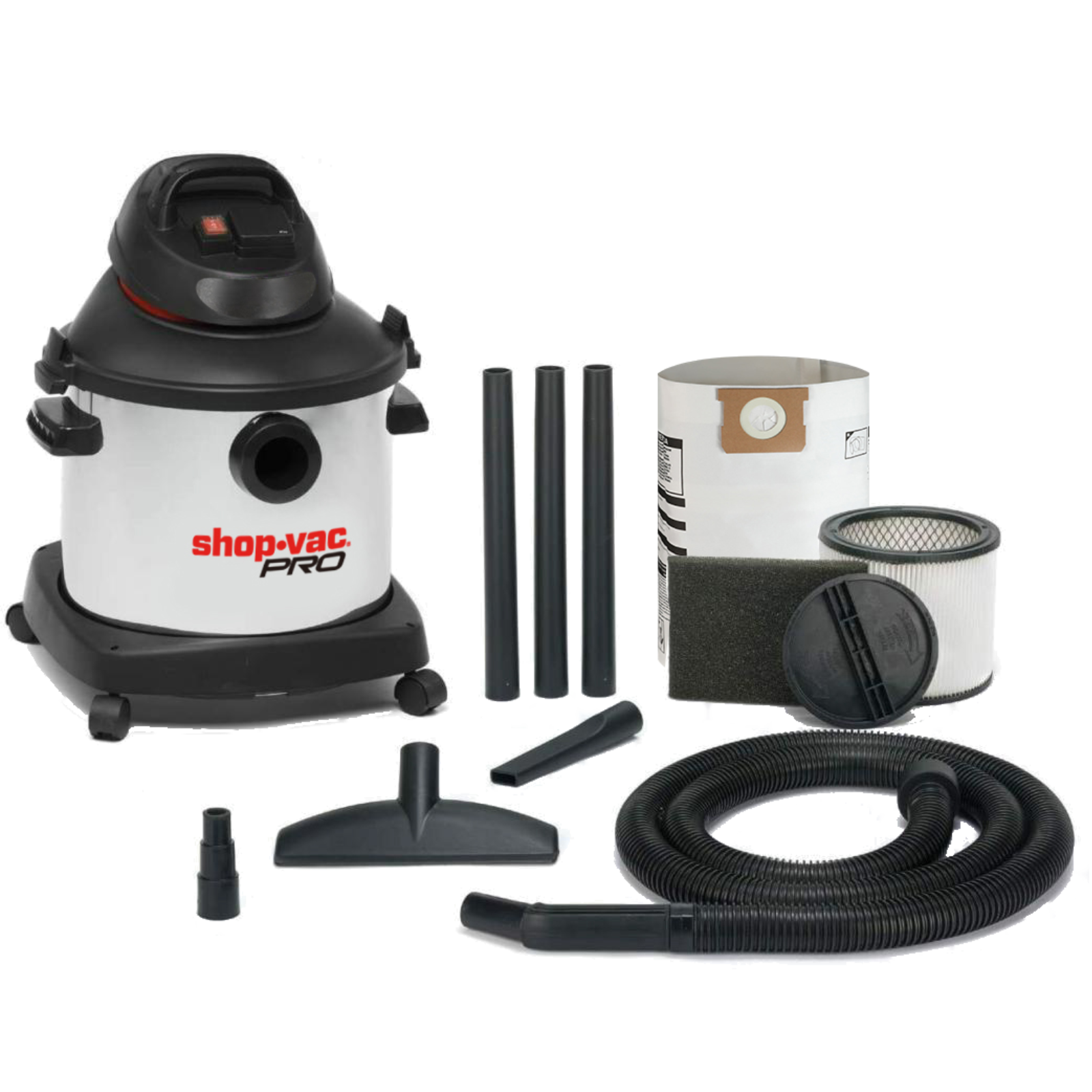  Nass-Trockensauger 30 Liter Edelstahl 1400 W 